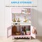 Best Choice Products Pretend Play Cottage Kitchen Wooden Toy Set for Kids w/ 5 Accessories, Oven
